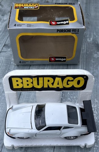 Bburago porsche 911 - s, white