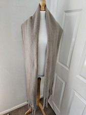 Zara Long Winter Scarf Light Brown
