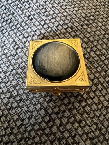 Vintage square pill box - vintage,