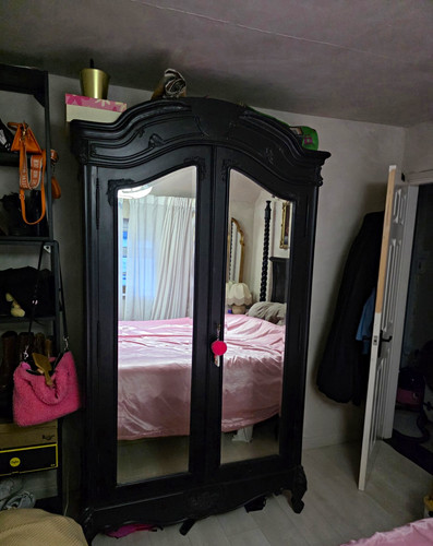 Black freestanding door - black,