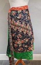 Plus Size Midi Wrap Skirt