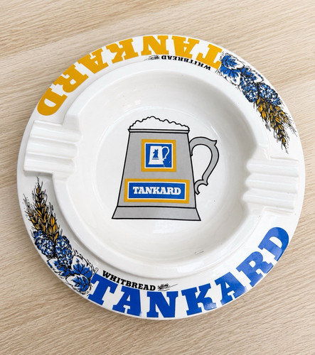Whitbread tankard beer ashtray - tankard,