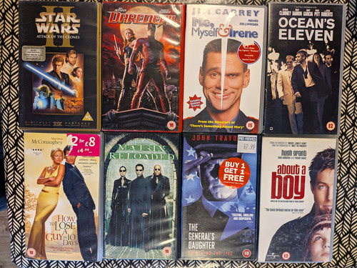 Vhs job lot bundle - bundle, 8