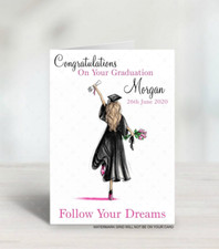 personalised Graduation card