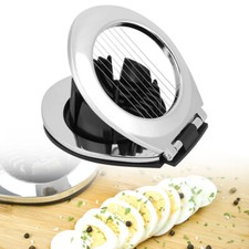 3 Style Stainless Steel Multi-functional Egg Slicer Heavy Duty Hard Boiled Eggs