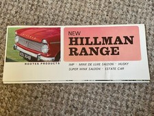HILLMAN RANGE BROCHURE -