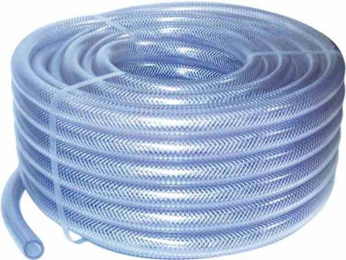 Clear braided pvc - clear, tubing