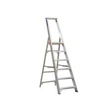 Aluminium step ladder tread - aluminium,
