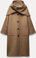 ZARA ZW DOUBLE-FACED 100% WOOL