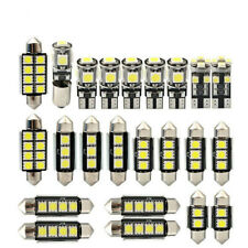 23Pcs 12V LED Car Lights Interior Inside Dome License Plate Lamp White Bulb Set