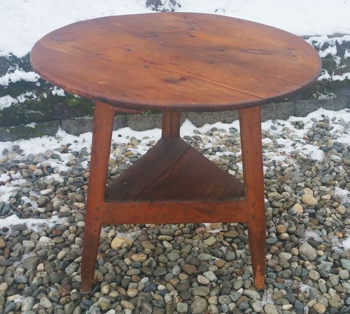 1800s antique cricket table