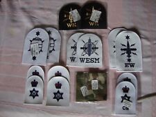 Unissued Royal Navy Cloth Trade Badges, 16 in all, All clean condition.