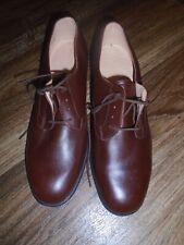 WOMENS BRITISH ARMY ISSUE BROWN LEATHER OFFICERS SHOES SIZE 240M UK 5M