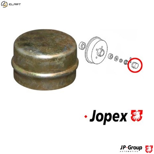 Protection lid wheel hub - lid,