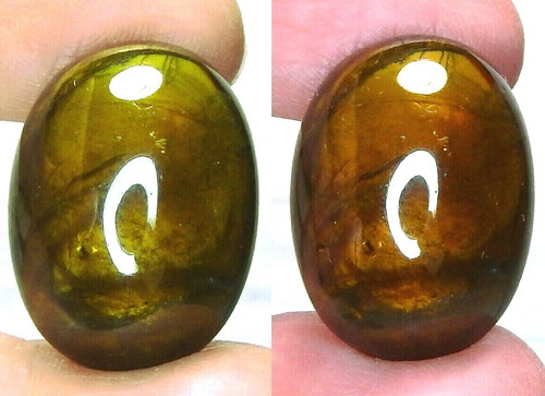 Huge 46ct color change sphene - huge,