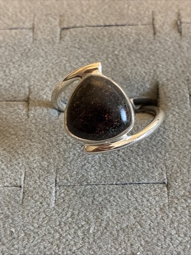 Black opal sterling - opal,