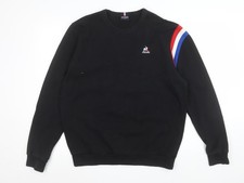 Le Coq Sportif Mens Black L
