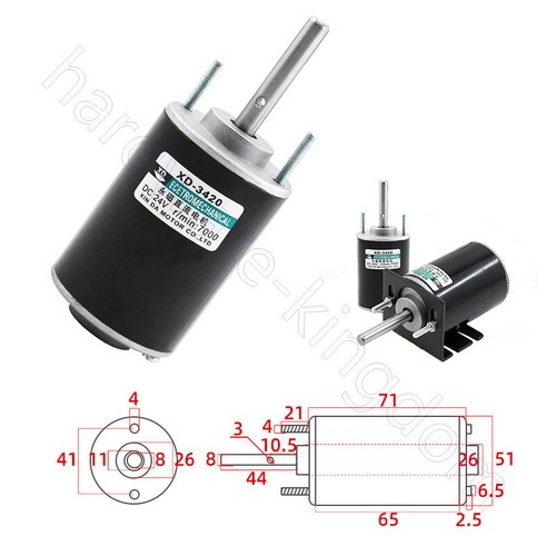 12v 24v electric motor 30w - 12v,