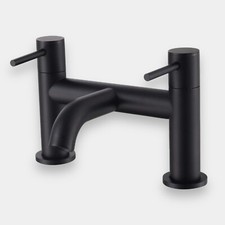 Black Bath Tap Mixer Mono