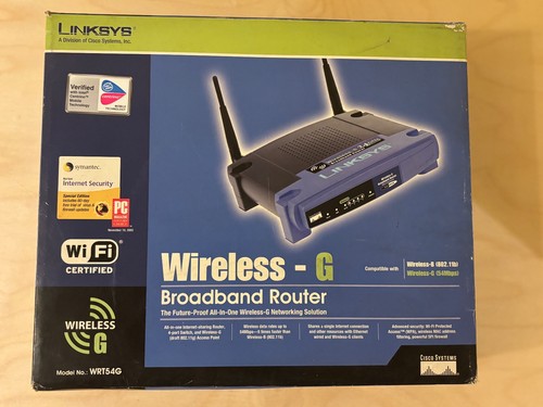 Linksys cisco wrt54g - linksys,