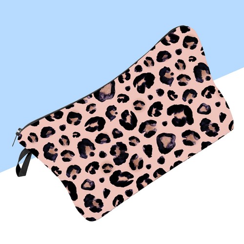 1pcs leopard bag makeup - 1pcs,