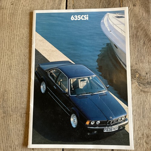 Bmw 635 csi - bmw, sales