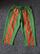 Mini Rodini Green Red Tracksuit Trousers 92 98 2 3 Years