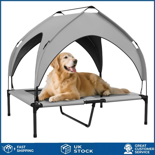 Elevated outdoor dog bed with - outdoor,