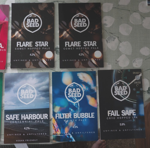 Bad seed beer pump clips - clips, 5