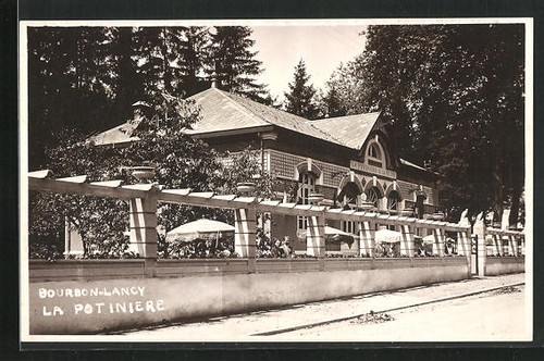 Old postcard bourbon lancy - old, la