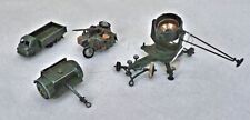 Diecast models - military items: Britain's (3) + Crescent (1)