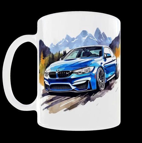 Bmw mug blue - bmw,