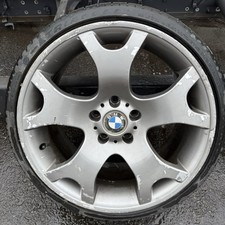 GENUINE BMW X5 E53 - TIGER CLAW BORBET 19" REAR ALLOY WHEEL & TYRE - 1096228