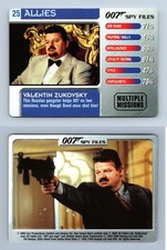 Valentin Zukovsky #25 Allies 007 Spy Files 2002 James Bond CCG Trading Card