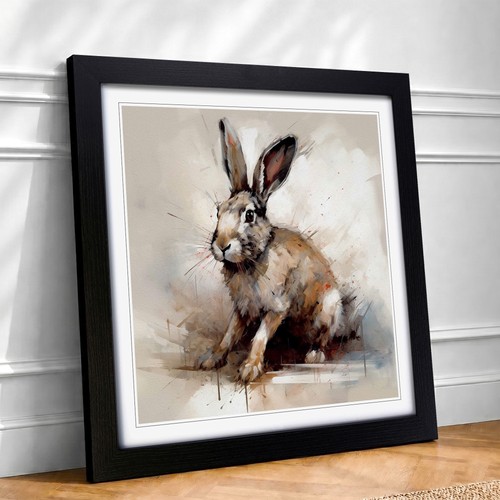 Rabbit gestural art 4 - gestural,