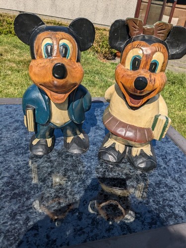 Rare pair vintage wooden - rare,