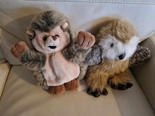 IKEA Hedgehog and Richard Lang & Son Ltd Vintage Owl "Hand Puppets" *RARE FINDS*