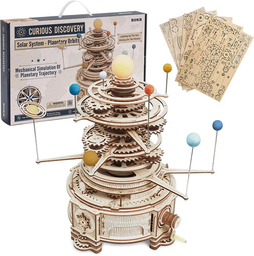 Rokr mechanical orrery solar - orrery,