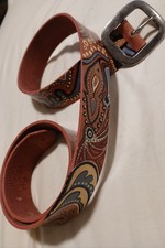 Hand Painted Beautiful Leather
