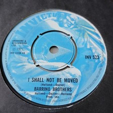 Barrino Brothers  :  I Shall Not Be Moved  -  UK  Invictus  -  1971  - 