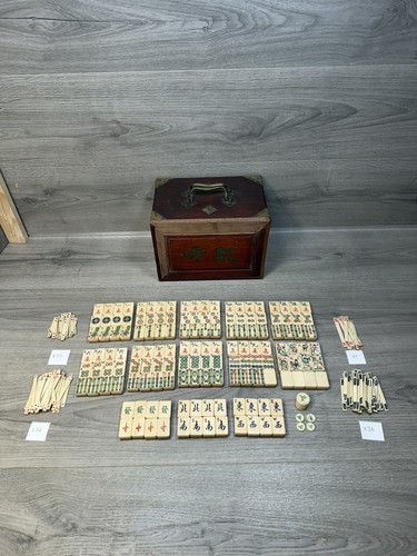 Antique bone bamboo - bone,