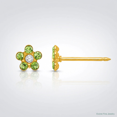 14k yellow gold august - 14k,