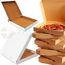 Plain pizza boxes takeaway - plain, boxes,