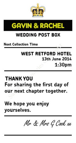 Personalised x 7 5 - b&w, 7.5'