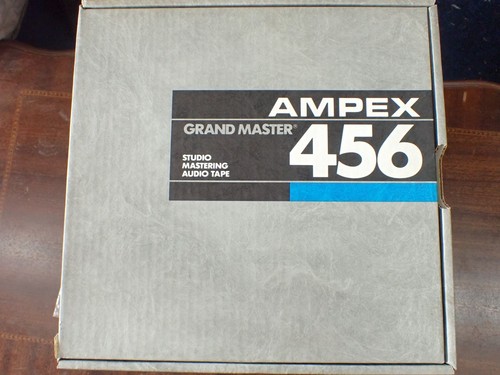 Ampex 456 and reel - ampex,