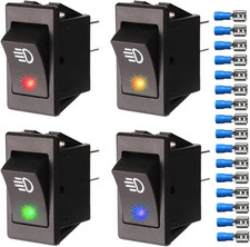 4Pcs Car Auto Rocker Toggle