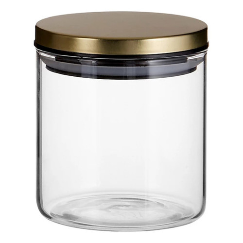 Clear glass cylinder storage - clear,