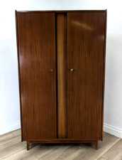 WARDROBE William Lawrence Teak Hanging Rail MidCentury Vintage FREE DELIVERY