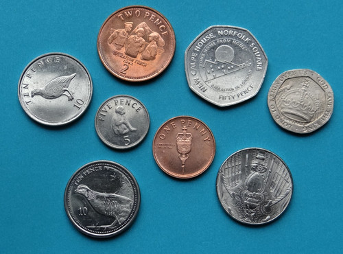 Gibraltar coins 50 - coins,
