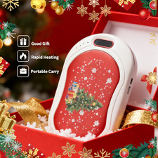 🎁Christmas Gifts 20000mAh Rechargeable Hand Warmer Power Bank Electric Pocket